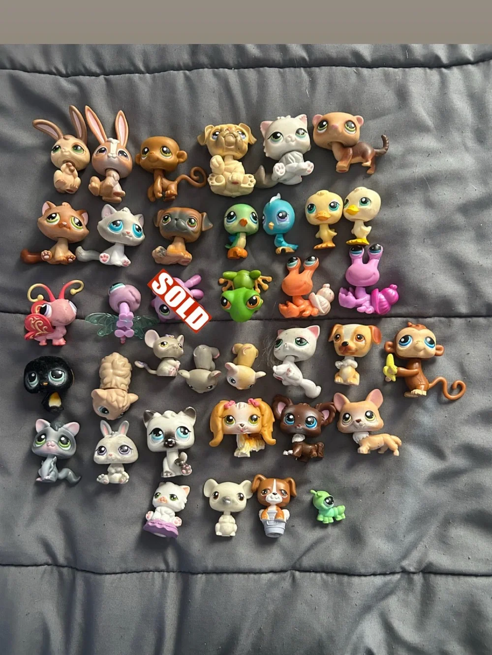 Littlest Pet Shop Multi-Color Small Pets Figure Lot
